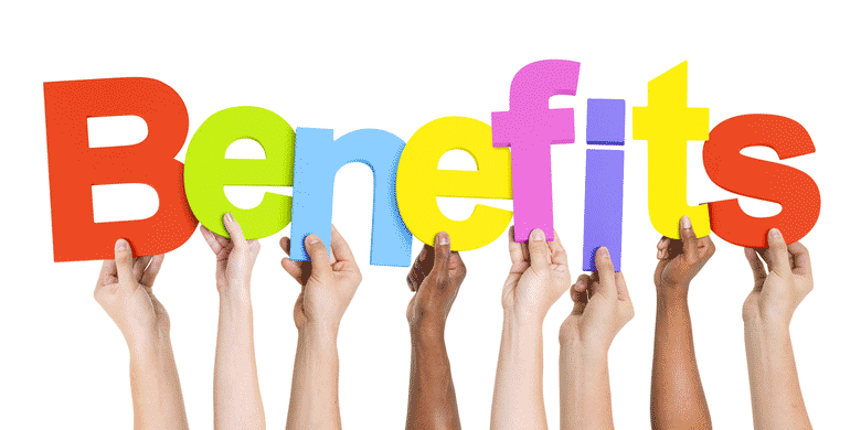 lifting benefits sign lifting benefits sign