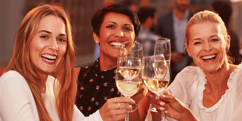 woman with wine glasses woman with wine glasses