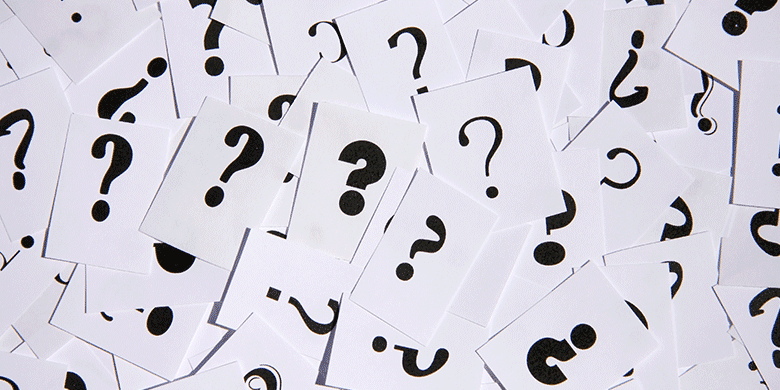 question mark cards