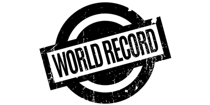 world record banner