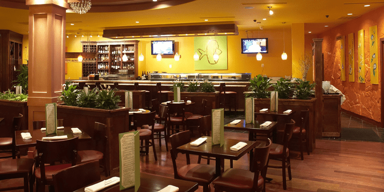 Empty Seafood Restaurant