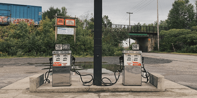 Empty Gas Station