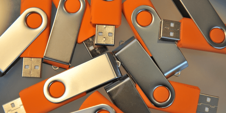 orange usb drives