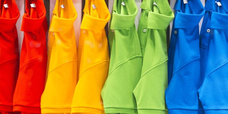 colourful polo shirts