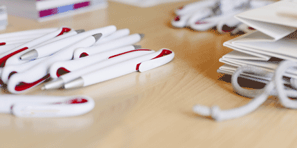 plain promotional white pens