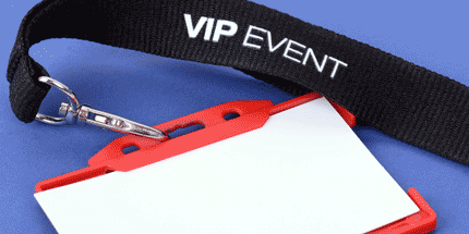 vip lanyard with card holder