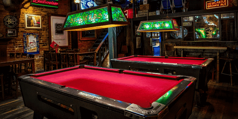 pub with billard tables