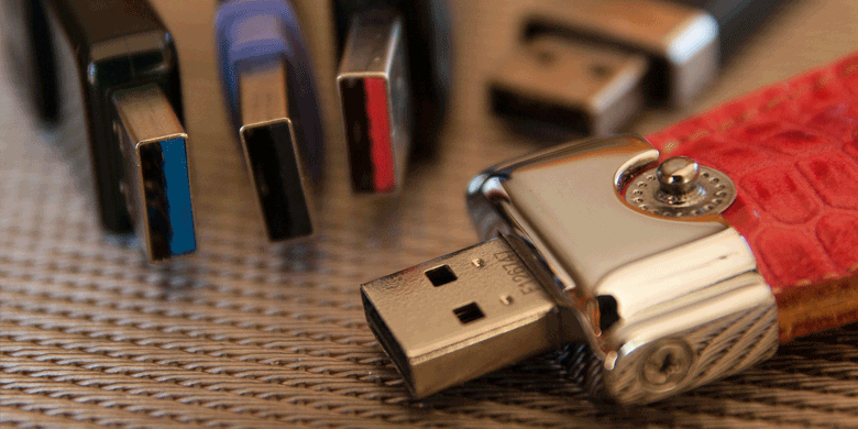 leather usb  drives
