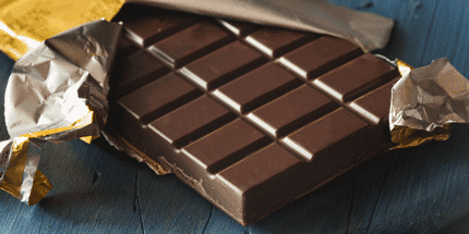 dark chocolate block