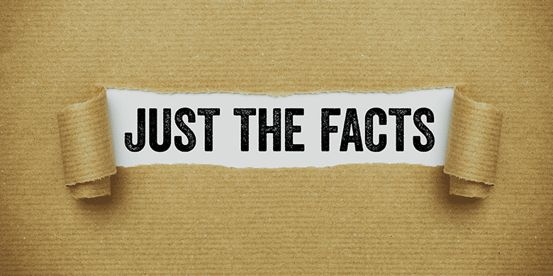 just the facts slogan