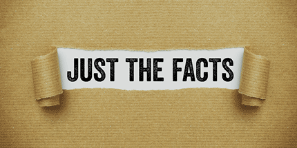 just the facts slogan