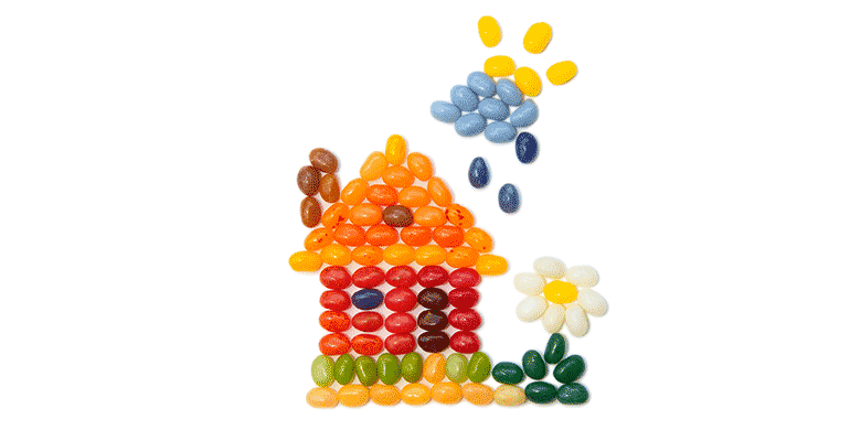 jelly bean shaped house