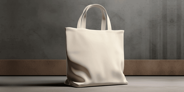 blank canvas bag