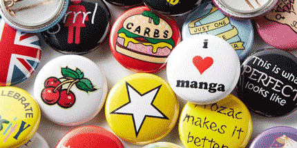 various button badges