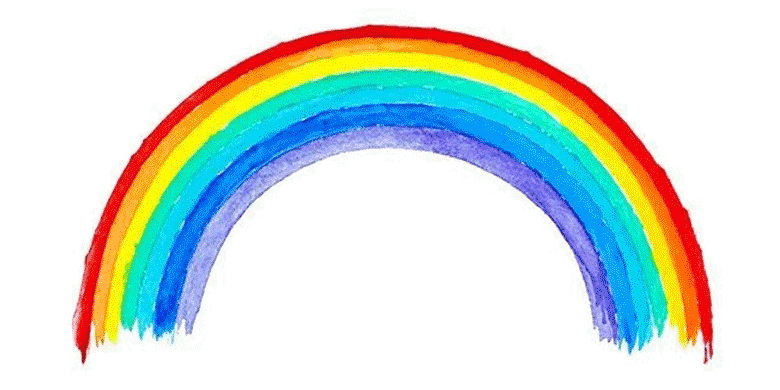 colourful rainbow