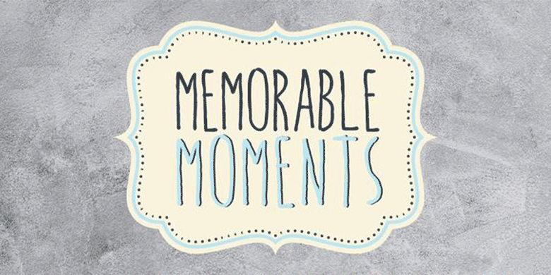 memorable moments banner