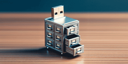 USB shaped file system