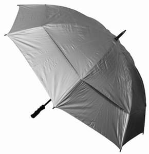 silver golf umbrella