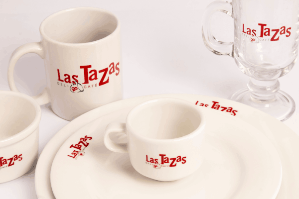 white tableware set