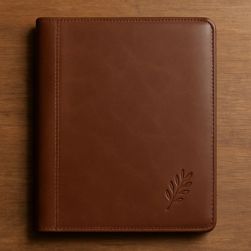 debossing on compendiums