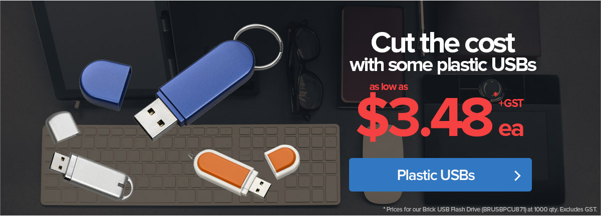 Cut the cost with our Plastic USB Drives